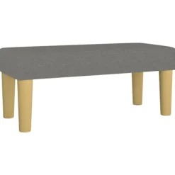 vidaXL Balkongmöbler>Bänk mörkgrå 70x30x30 cm tyg