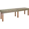 vidaXL Balkongmöbler>bänk Naturfärg 160 x 35 x 45 cm Massivt mangoträ