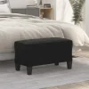 vidaXL Pallar>Bänk svart 70x35x41 cm mikrofibertyg