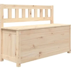 vidaXL Balkongmöbler>Bänk 110x41x76,5 cm massiv furu