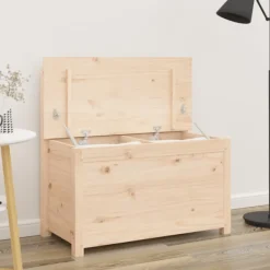 vidaXL Kistor & Koffertar>Bänk 80x41x77 cm massiv furu