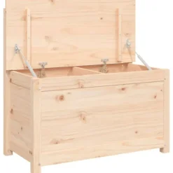 vidaXL Kistor & Koffertar>Bänk 80x41x77 cm massiv furu