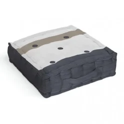 SOLEIL D'OCRE Sittpuffar>Bomullsstoppad kudde 40x40x8 cm ESPRIT MARIN, av