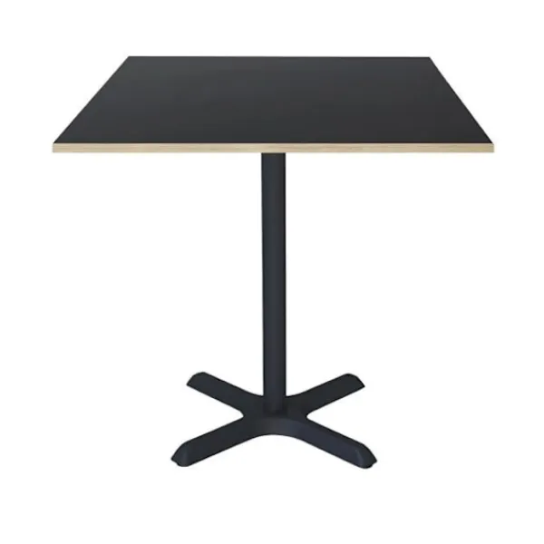 DINA Matbord>Bord 70 x 70 cm - modell a träkanter