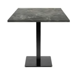 Matbord>Bord 70 x 70 cm - Milan metallisk sten modell