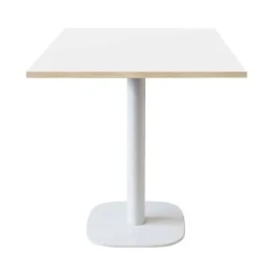 Matbord>Bord 70 x 70 cm - modell Rund fot a träkanter