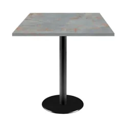 Matbord>Bord 70 x 70 cm - rostgrå Rom modell