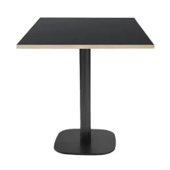 Matbord>Bord 70 x 70 cm - Rund modell, a träkanter