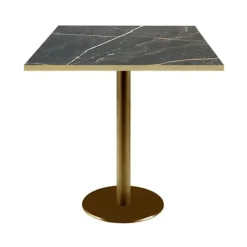 Matbord>Bord 70 x 70 cm Rom bistro marmor eld