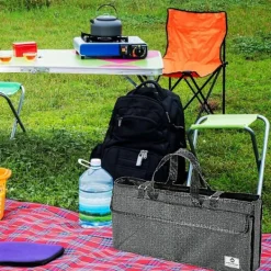 Kistor & Koffertar>Bordblad Förvaringsväska - Duty Dining Table izer Väska med Handtag och Bärbar Perfekt för Camping Strand Vandring Backpacking och BBQ