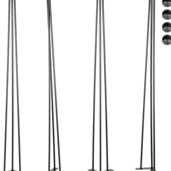 Matbord>Bordsben - 4 st - 30 " - 76,2 cm - VEVOR - Hårnåls möbelben-FA-