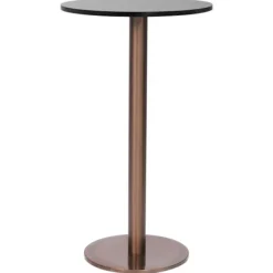 vidaXL Matbord>Bordsben för cafébord guld Ø45x107 cm rostfritt stål