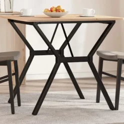 vidaXL Matbord>Bordsben för matbord Y-ram 70x70x73 cm stål