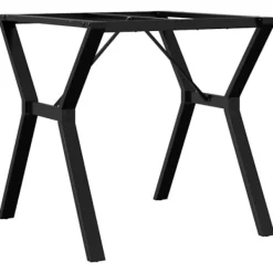 vidaXL Matbord>Bordsben för matbord Y-ram 70x70x73 cm stål