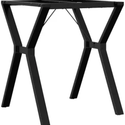 vidaXL Matbord>Bordsben för matbord Y-ram 60x60x73 cm stål