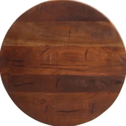 vidaXL Småbord>Bordsskiva Ø 40x3,8 cm rund massivt återvunnet trä