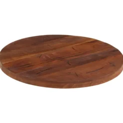 vidaXL Småbord>Bordsskiva Ø 40x3,8 cm rund massivt återvunnet trä