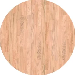 vidaXL Småbord>Bordsskiva Ljusbrun Ø 60 x 2,5 cm Massivt Ekträ