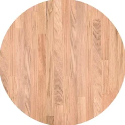 vidaXL Småbord>Bordsskiva Ljusbrun Ø 50 x 2,5 cm Massivt Ekträ