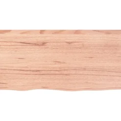 vidaXL Matbord>Bordsskiva ljusbrun 80x40x2 cm behandlad massiv ek