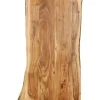 vidaXL Matbord>Bordsskiva massivt akaciaträ 100x(50-60)x2,5 cm