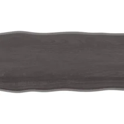 vidaXL Matbord>Bordsskiva mörkbrun 100x50x(2-6) cm massivt trä levande kant