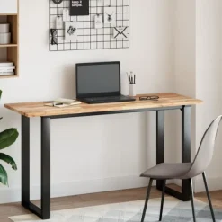 vidaXL Matbord>Bordsskiva obehandlad 140x50x2 cm massivt akaciaträ