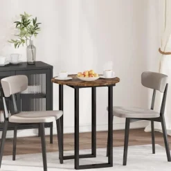 vidaXL Matbord>Bordsskiva Rökfärgad ek 60 x 60 x 1,5 cm Konstruerat trä