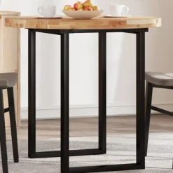 vidaXL Balkongmöbler>Bordsskiva rund Ø80x4 cm massivt akaciaträ