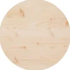 vidaXL Småbord>Bordsskiva Ø50x2,5 cm massiv furu