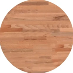 vidaXL Småbord>Bordsskiva Ø40x1,5 cm rund massivt bokträ
