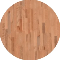 vidaXL Soffbord>Bordsskiva Ø70x2,5 cm rund massivt bokträ