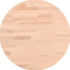vidaXL Småbord>Bordsskiva Ø40x4 cm rund massivt bokträ
