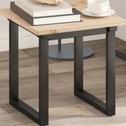 vidaXL Småbord>Bordsskiva 40x40x1,7 cm fyrkantig massiv furu