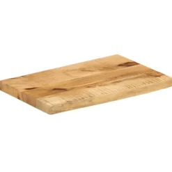 vidaXL Småbord>Bordsskiva 40x30x2,5 cm levande kant massivt grovt mangoträ