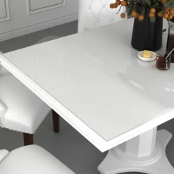 vidaXL Matbord>Bordsskydd genomskinligt 140x90 cm 1,6 mm PVC
