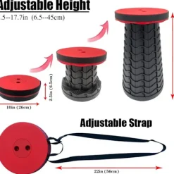 Pallar>Bärbar Fällbar Pall, Andra Generationens Infällbara Pall, ZQKLA