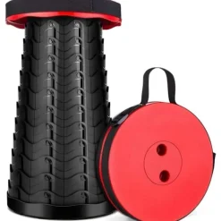 Pallar>Bärbar hopfällbar pall för utomhuscamping - Maxlast 180 kg, liten hopfällbar stol för vandring, fiske, resor