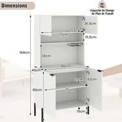 COSTWAY Sideboards><noscript><img width=