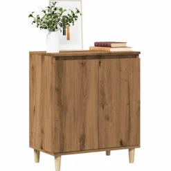 vidaXL Skåp>Byrå ek 60x35x70 cm konstruerat trä