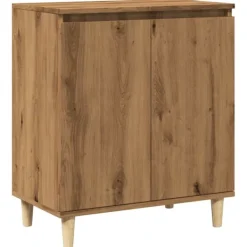 vidaXL Skåp>Byrå ek 60x35x70 cm konstruerat trä