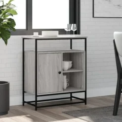 vidaXL Skåp>Byrå grå sonoma 69x35x80 cm konstruerat trä