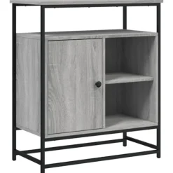 vidaXL Skåp>Byrå grå sonoma 69x35x80 cm konstruerat trä