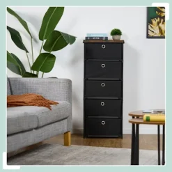 Northix Byråer>Byrå i trädesign med tyglådor