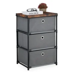 Northix Byråer>Byrå i trädesign med tyglådor