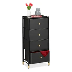 Northix Byråer>Byrå med 4 rymliga fack