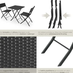 tectake Balkongmöbler><noscript><img width=