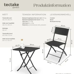tectake Balkongmöbler><noscript><img width=