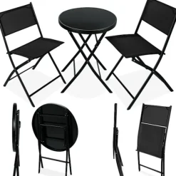 tectake Balkongmöbler>Caféset Düsseldorf