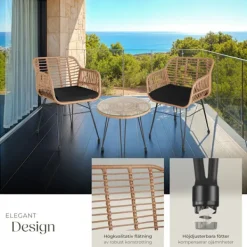 tectake Balkongmöbler><noscript><img width=